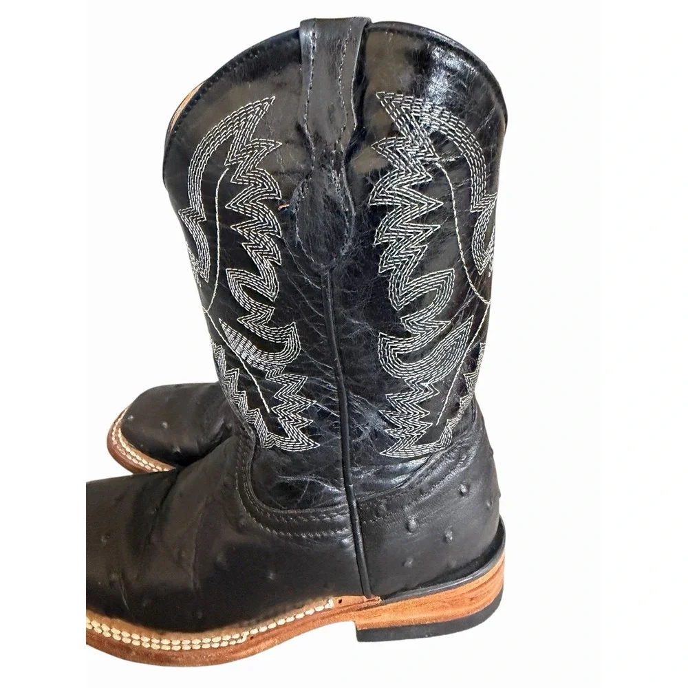 Veretta Kids Black Leather‎ Boots Size 21